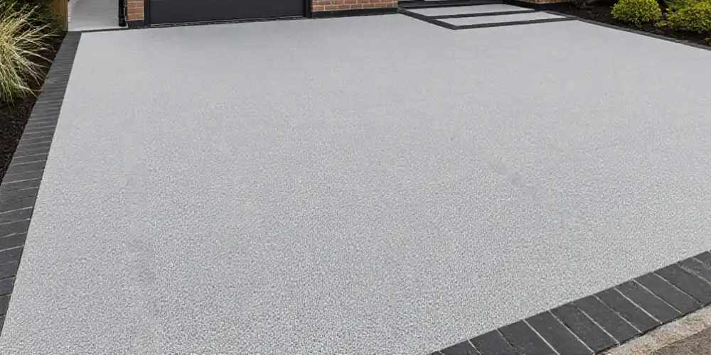 Resin driveway cleaning and recoating service