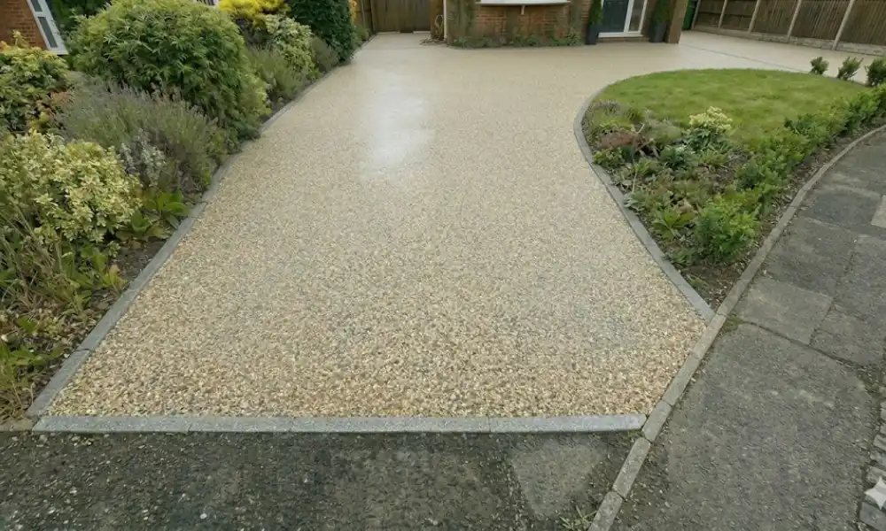 After — resin driveway restoration